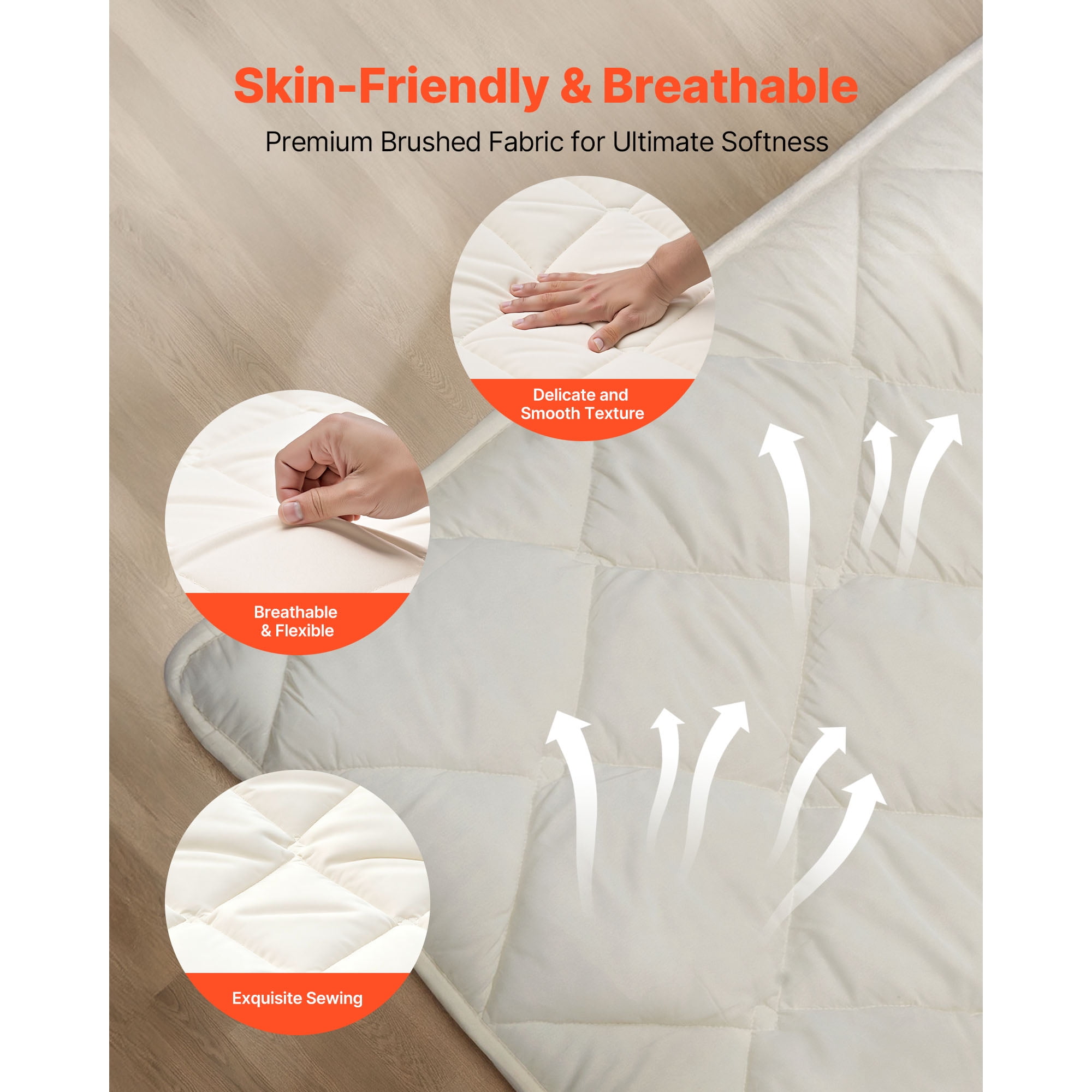 KFFKFF Japanese Tatami Mat, Twin Size Foldable Floor Mattress, Futon Mattress with Storage Bag & Fastener, 9-Layer Design for Sleeping, Dormitory, Meditation, Yoga, 80 x 39 x 2.5 in, White
