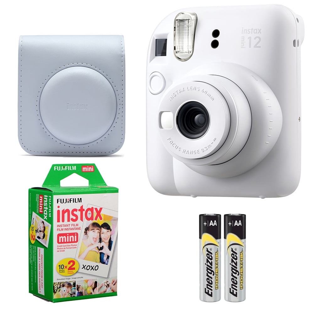 Fujifilm Instax Mini 9 Camera (Ice Blue) with Macro Lens, Selfie