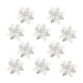 thumbnail image 2 of EIMELI Christmas Tree Ornaments Christmas Simulation Flower Ornament 10Pcs, 2 of 3