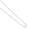White Gold Plated, variant on Women’s 18" Italian 1.25MM Cable Chain – 14K White Gold Plated 925 Sterling Silver Adjustable Necklace