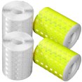 thumbnail image 1 of Shisuyan 4 Rolls Reflective Tape High Visibility Reflective Tape Warning Stickers Safety Reminder, 1 of 7