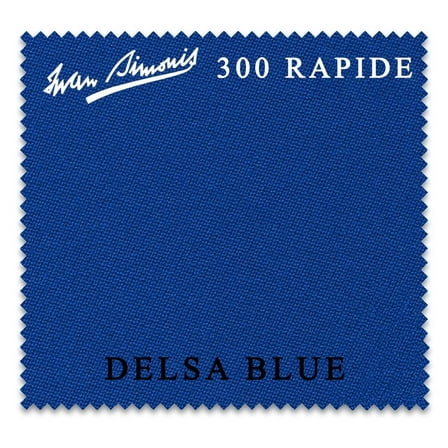 8' Simonis 300 Rapide Carom 3-Cushion Billiard Table Cloth - Delsa Blue - AUTHORIZED DEALER