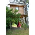 thumbnail image 2 of Vivere CACBR5 3.9 Foot All Weather Polyester and Cotton Cacoon Bonsai, Chili Red, 2 of 5
