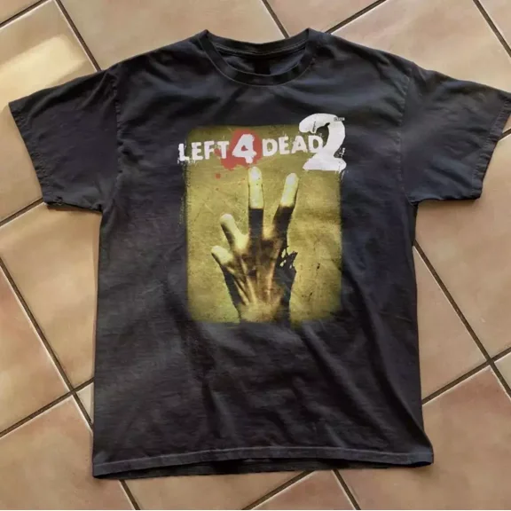 VINTAGE Left 4 Dead 2 Classic graphic T-shirt, size S-5XL