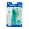 Dr. Brown's Baby Care Kit with Soft Bristle Brush, Gentle Comb, Nasal Aspirator and Rounded-Tip Scissors - Green
