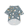 thumbnail image 3 of Dog Sweatshirt, Lightweight Animal Print, 1 Piece Gray Pet Shirt, Soft Breathable Apparel for Daily Wear Walking Outdoor Activities for Small Medium Large Dogs, 3 of 5