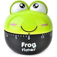thumbnail image 1 of Temporizador mecánico de cocina oso de fresa Froggy 360 grados cuenta regresiva verde, 1 of 5