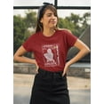 thumbnail image 2 of Cupid Techno Style T-Shirt Women -Image by Shutterstock, Female Medium, 2 of 4