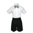 thumbnail image 5 of Baby Boy & Toddler Formal Vest Shorts Check Suit Extra Vest Necktie 7pc Set S-4T, 5 of 6