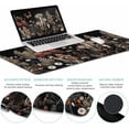 thumbnail image 2 of Mushroom Mouse Pad Set Large Desk Matt for Desktop, Ergonomic Mouse Pad with Wrist Rest, Gaming Mouse Pad Wrist Support Keyboard Mat Cup Coaster Set Office Desk Decor Accessories, 2 of 5