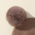 thumbnail image 6 of 0-36 Months Baby Toddler Beanie Cuffed Beanie Warm Knit Cute Hat with Pom-Pom for Boys Girls Baby Beanies Hat, 6 of 6