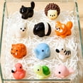 thumbnail image 3 of Mini Figurines d'Animaux en Résine Mignon Minuscule Chat Ours Éléphant Tortue Dauphin Statue Miniature pour Micro Jardin Féerique Paysage Accessoires de Maison de Poupée Artisanat d'Aquarium, 3 of 8