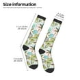 thumbnail image 5 of Easygdp Watercolor Palm Tree Soccer Socks Sport Knee High Socks Calf Compression Athletic Socks for Men and Women, 5 of 9