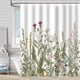 thumbnail image 1 of Bathroom curtain, green plant shower curtain, waterproof and mildew-proof, 3D digital printing forest bath curtain partition, no drilling required, xtl377, 90*180, 1 of 1