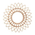 thumbnail image 3 of Espejo de ratán Espejo tejido de mimbre Estilo bohemio Espejo cosmético Decoración de pared Espejo de pared pastoral Espejo de maquillaje redondo para BLESIY espejo para maquillarse, 3 of 8