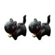 thumbnail image 1 of SGACAI Tapas decorativas para pernos de inodoro para gatos, tapas de inodoro de cerámica con forma de rana para gatos D59C, 1 of 7