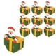 thumbnail image 2 of Cajas de regalo de Navidad Recipientes plegables de papel multicolor para caramelos | Envases huegos visibles para tratamiento de ventanas | Detalle para la fiesta de Navidad | Pack de 10 | 12x9x4cm, 2 of 6