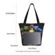 thumbnail image 3 of Fotbe Colorful Viper Snake Bolsa de Playa con Estampado, Bolsa de Hombro, Bolsa de Mano Espaciosa, Bolsa de Viaje Ligera, Bolsa de Compras Versátil, 3 of 6
