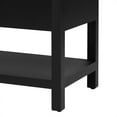 thumbnail image 4 of EUROCO 59.6" Long Console Table,Narrow Wood Sofa Table with 4 Doors,Wood Frame and Open Storage Shelf,Entryway Table for Living Room, Hallway, Foyer, Bedroom,Black, 4 of 7