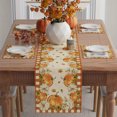 thumbnail image 6 of Thanksgiving Fall Table Runner, Pumpkin Maple Leaf Table Runners for Home Kitchen Dining Room Party Decoration, 13''x72'', 6 of 6