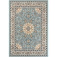 thumbnail image 2 of Unique Loom Outdoor Traditional Collection Area Rug - Wisdom (6' 1" x 9' Rectangle Blue/Ivory), 2 of 9
