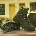 thumbnail image 6 of eileial Waterproof Hunting Boots for Men, Hiking, Climbing, Trekking Lace-up Shoes with Thick Rubber Sole,Green 8.5, 6 of 6