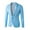 Sky Blue, variant on UTTOASFAY Mens Coats and Jackets Men'S Single Button Solid Color Casual Business Suit Top White