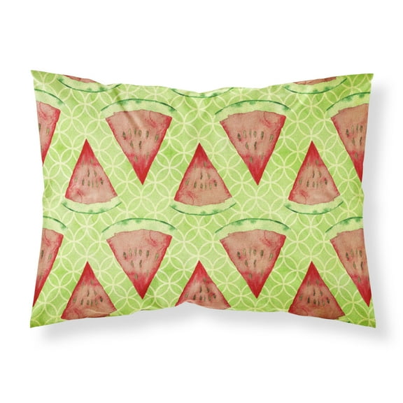 Watercolor Watermelon Fabric Standard Pillowcase