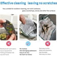 thumbnail image 3 of YWC-12 inch Steel Wool Dishwashing Rag Dish Scrubber for Kitchen Cleaning, Multipurpose Wire Dishwashing Rags Available Dry and Wet, Scratch Resistant, Mold Resistant, Quick Drying (10PCS), 3 of 4