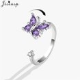 thumbnail image 1 of Multiple Style Anxiety Ring Fidget Spinner Rings for Women Star Moon Butterfly Flower Spinning Ring Rotate Freely Jewelry 2023 217, 1 of 6