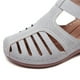 thumbnail image 3 of Sandalias Planas Casuales para Mujer Con Punta Cerrada Viajes Al Aire Libre (Gris 40), 3 of 9