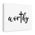 thumbnail image 5 of Scripture Walls  Worthy Bible Verse Canvas Christian Wall Art Ready to Hang Unframed, 5 of 16
