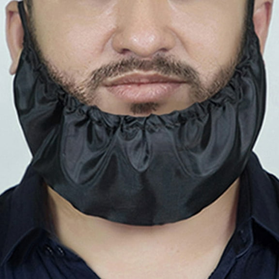 Walbest 3PCS Beard Bandana, Anti-stick Rice Cream Bread Beard Cover for Men, Mens Bedtime Bib Facial Beard Apron Cap Guard Bonnet Rag Beard Guard Cover Anti-dirty