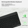 thumbnail image 4 of Elegant Choise Wireless Bluetooth Keyboard for iPad Tablet PC Laptop Android, 4 of 31