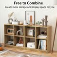 thumbnail image 7 of Resenkos 4-Cube Kids Bookcase with Open Shelves-Natural, Kids Toy Storage for Kids, Boys, Girls, Nursery, 7 of 7