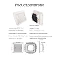 thumbnail image 1 of 2X 12V MuteFridge Vent with Fan for RV Trailer Caravan Side Air Strong Wind Exhaust Car Styling Camper, 1 of 5
