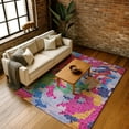 thumbnail image 7 of Addison Rugs Mayfield Premium Machine Washable Transitional Geometric Blush Rectangle Rug, 3' x 5', 7 of 7