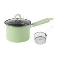 thumbnail image 1 of veasfak Deep Frying Pot Cooking Pot Fryer for Kitchen Camping Japanese Tempura Chips Green, 1 of 9