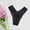 Black, variant on Women's Breathable Low Rise Briefs Bikini Underwear with Mesh Insert Detail Dark Color Panties