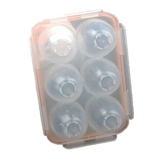 Outdoor Eggs Transport Case Portable 6 Eggs Storage Box Eggs Container Designed For Camping Enthusiasts