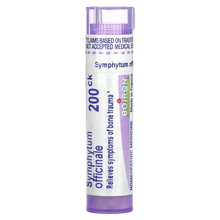Boiron Symphytum Officinale 200CK, Homeopathic Medicine for Symptoms Of Bone Trauma, 80 Pellets