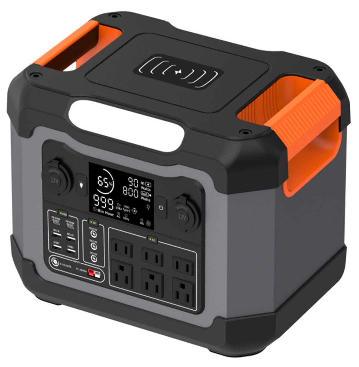 BLUETTI AC200L Centrale Elettrica Portatile 2048Wh - Batteria LiFePO4 Espandibile, 2400W, Ricarica Solare