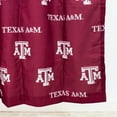 thumbnail image 5 of College Covers Texas A&M Aggies Printed Shower Curtain Cover - 70" x 72", 5 of 7