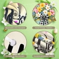 thumbnail image 4 of Floral Design Welcome Banner Vintage Truck Spring Backdrop Checkered Bow Colorful Blooms Garden Background for Home Decoration Spring Party Garden Gathering, 4 of 9