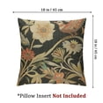 thumbnail image 4 of nygtbtfer  Flowers and Birds Throw Pillow Cushion CoversArt Nouveau Style Vintage Old Retro Style Decorative Square Accent Pillow Case  White, 4 of 7