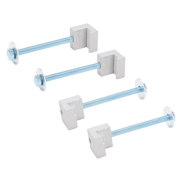 Kit de montaje de ganchos en J de aleación de aluminio para caja de herramientas de 4 piezas para camionetas y cajas de herramientas cruzadas.