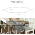 thumbnail image 2 of GFDYREE Decorative Linen Table Runner with Tassels Tabletop Collection 14 x 72 Inches Table Runners for Everyday Dining Wedding Party Holiday Home Decor (14" x 72", Grey), 2 of 7