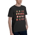 thumbnail image 2 of Fruits Strawberry Men's T-Shirt Cotton 100% Summer Tops Fashion Casual Fruits Strawberry Short Sleeves for Men Women Round Collar Top Tees, 2 of 6