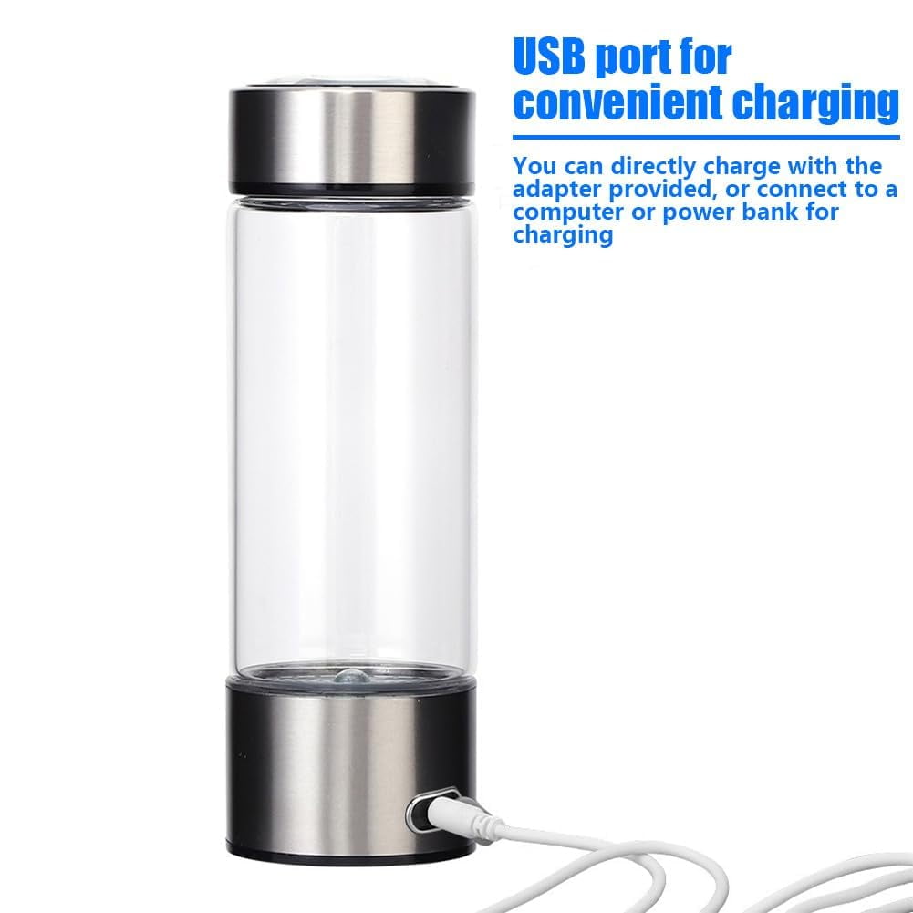 H2next Hydrogen Water Bottle, H2 Next Hydrogen Water Bottle with SPE & PEM Technology, Portable Hydrogen Water Bottle Generator - Protect Your Health with Hydrogen, for Home Office Travel (Blue)