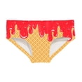 thumbnail image 4 of Shachafan Girls Swimwear Ice Print Swimsuit Kids Two Piece Bathing Sun Swim Trunks Rash Guard Beach Guards Toddlers, 4 of 4